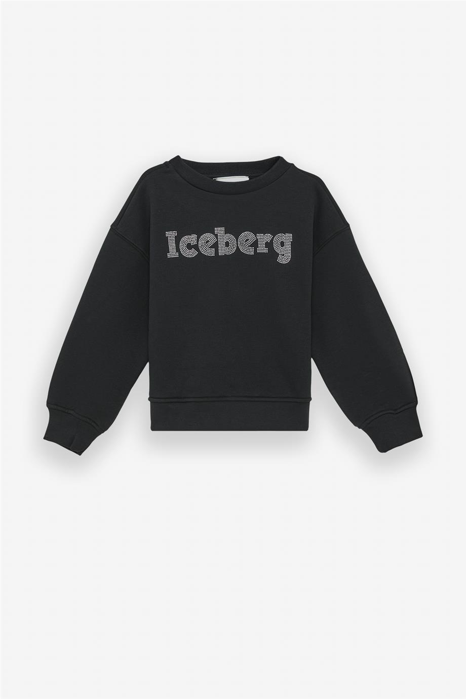 Iceberg Kız Çocuk Siyah Sweatshirt görsel 6