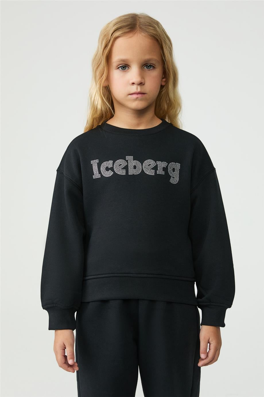Iceberg Kız Çocuk Siyah Sweatshirt görsel 2