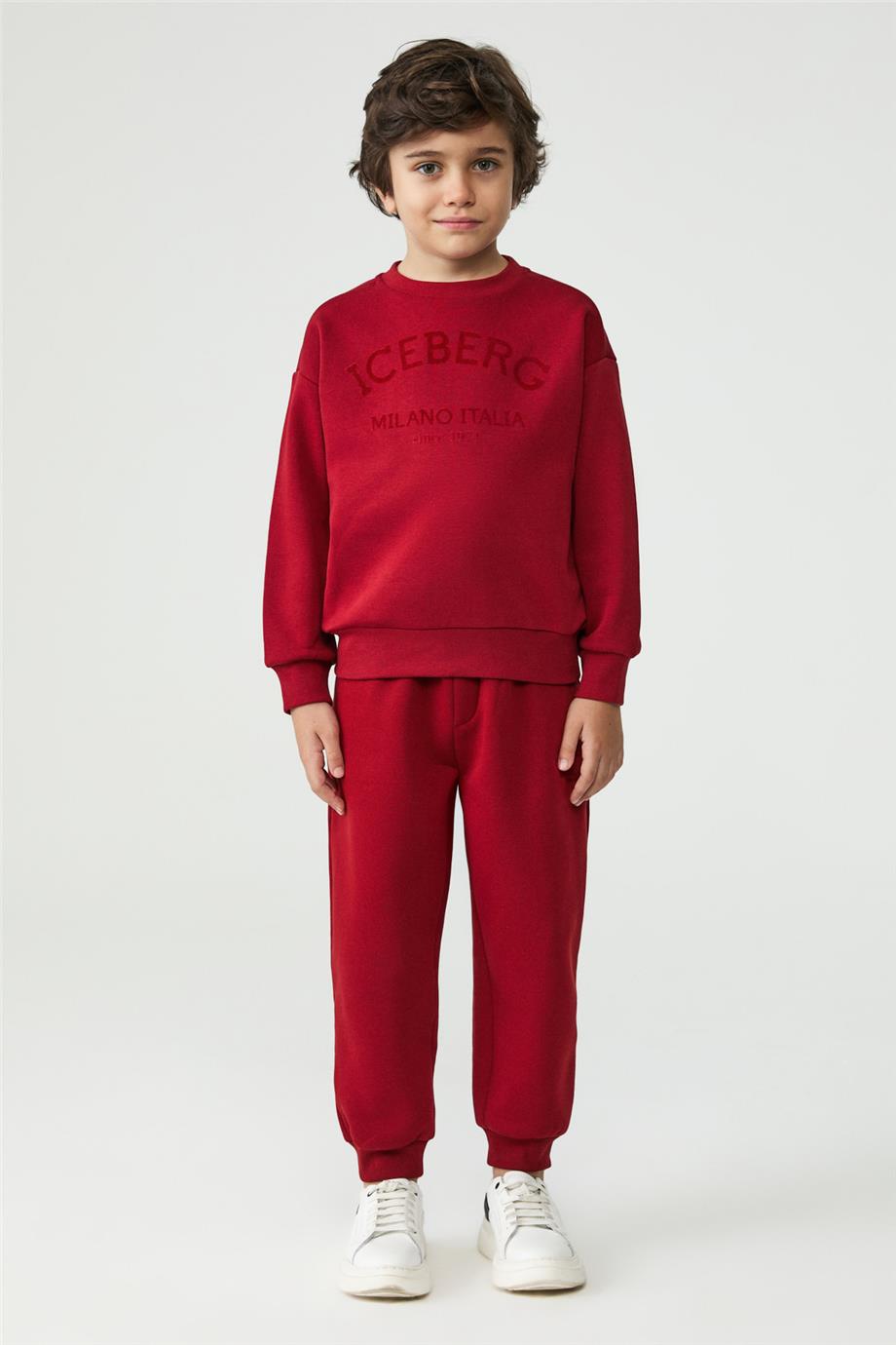 Iceberg Unisex Kırmızı Sweatshirt