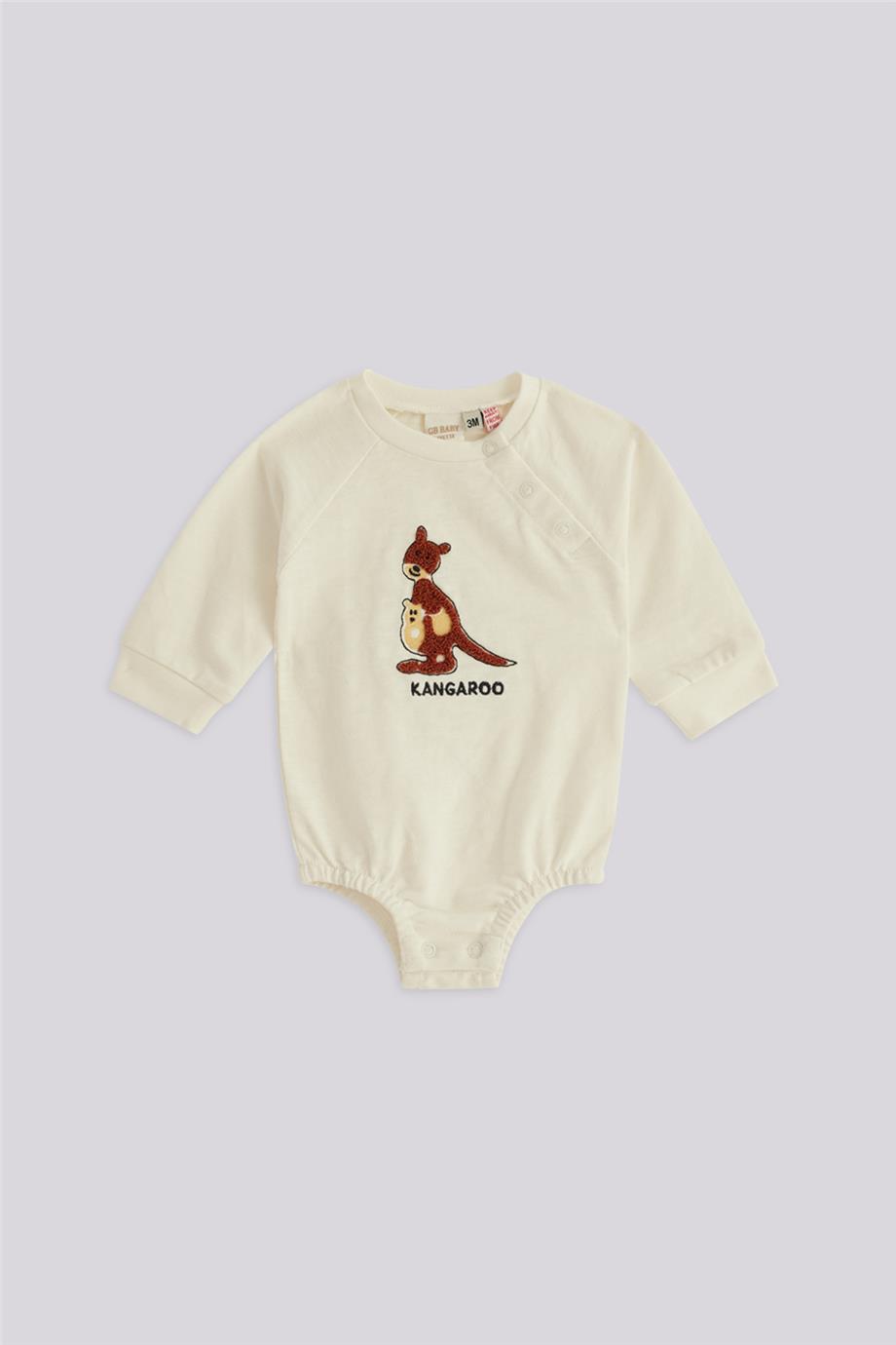 Layette Erkek Bebek Beyaz Body