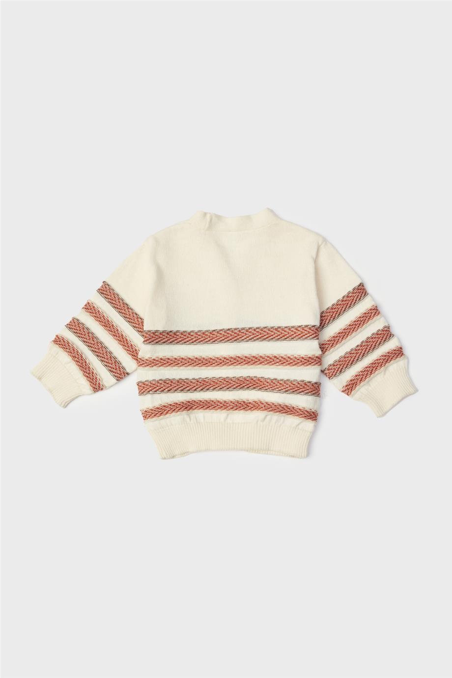 Layette Erkek Bebek Çizgili Hırka görsel 2