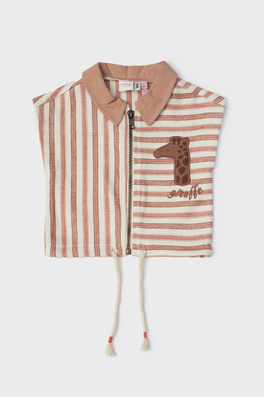 Layette Erkek Bebek Çizgili Yelek