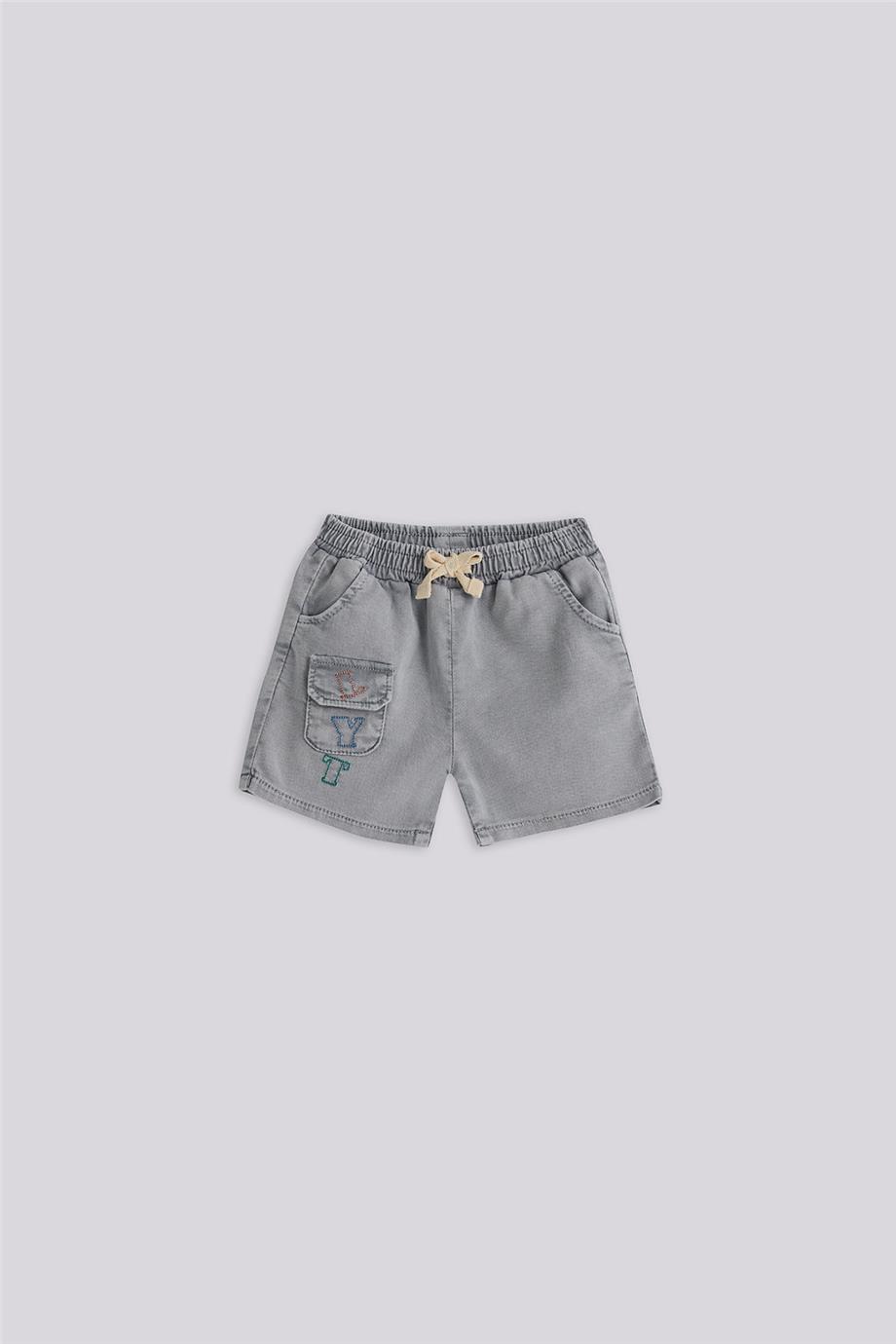 Layette Erkek Bebek Denim Şort