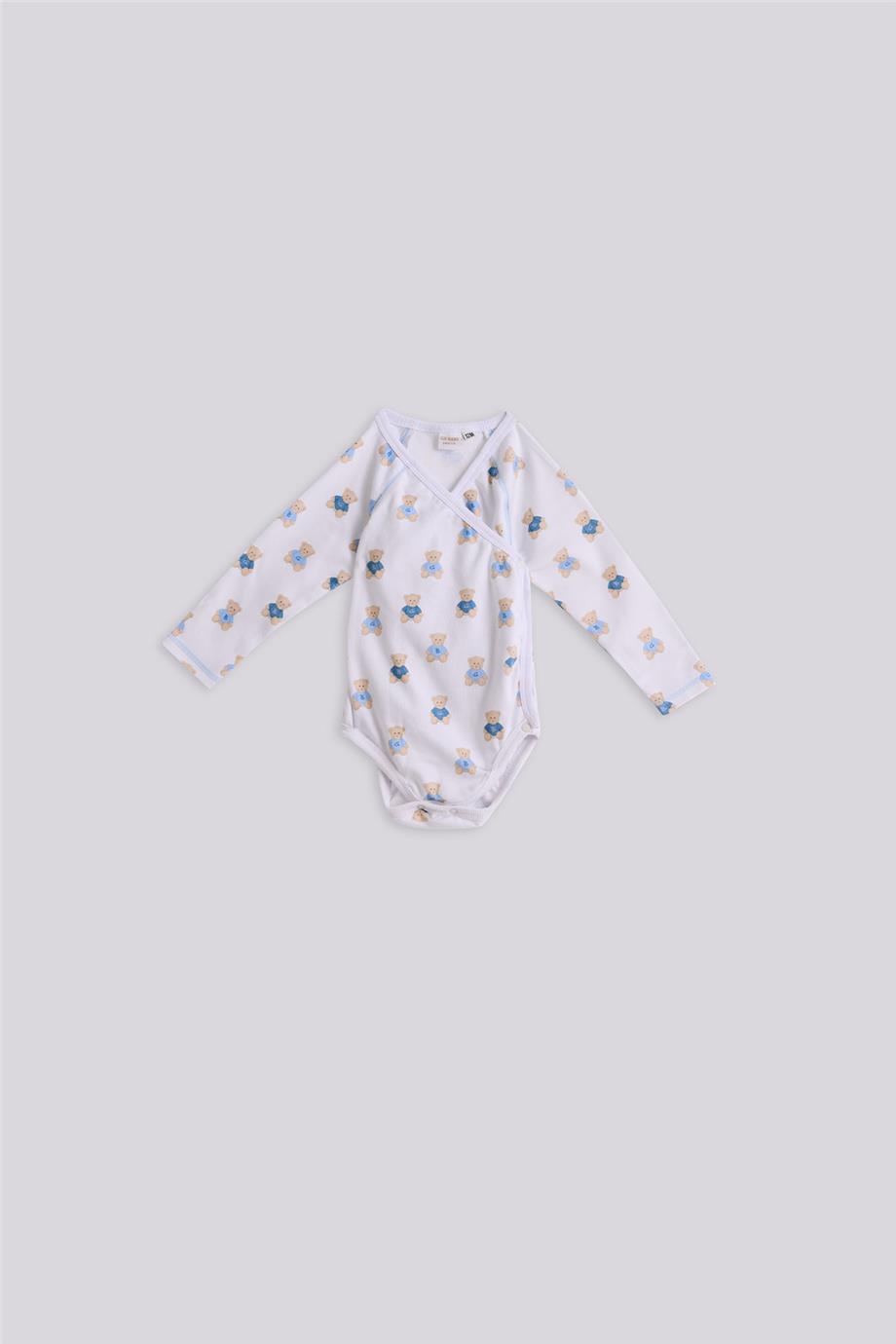 Layette Erkek Bebek Desenli Body
