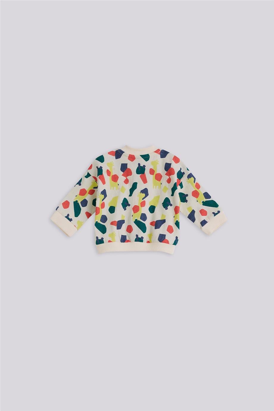 Layette Erkek Bebek Desenli Eşofman Üstü görsel 2