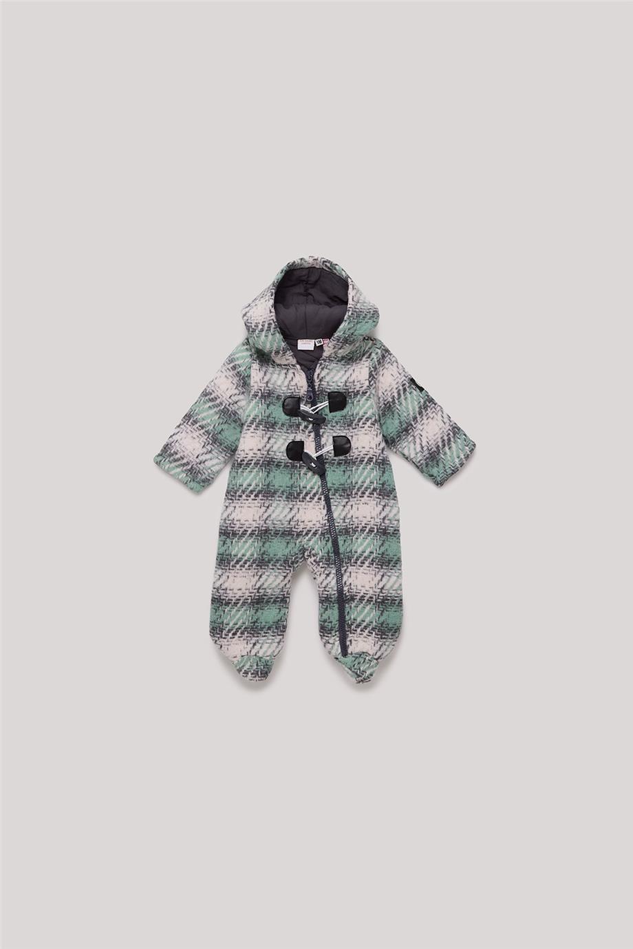 Layette Erkek Bebek Desenli Tulum
