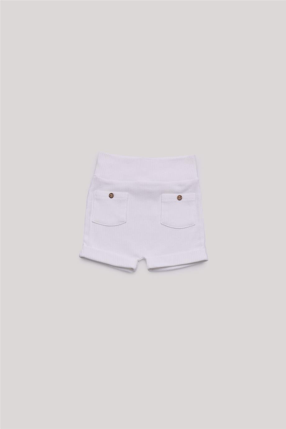 Layette Erkek Bebek Ekru Şort
