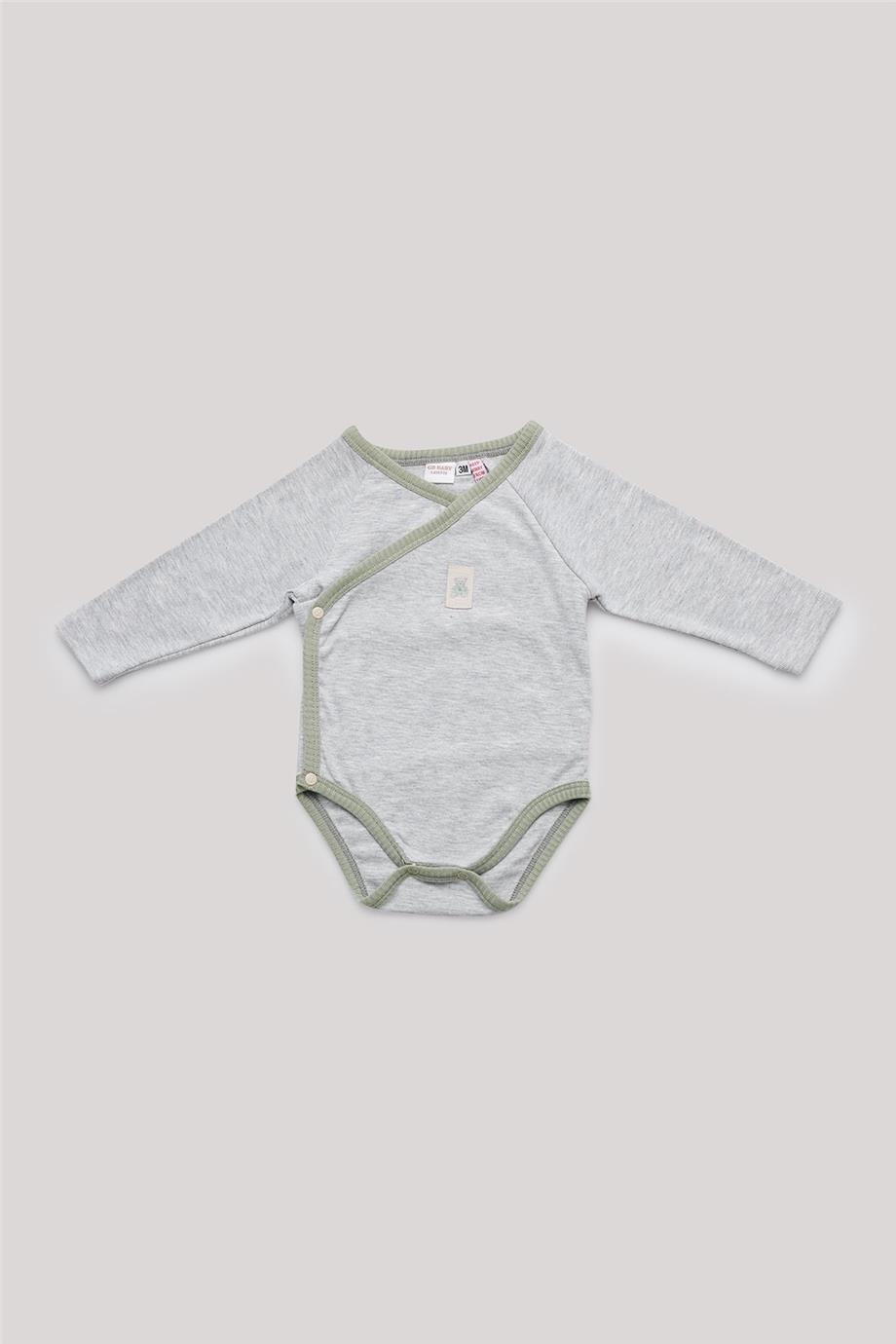 Layette Erkek Bebek Gri Zıbın