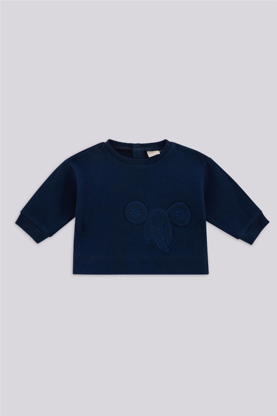 Layette Erkek Bebek Lacivert Sweatshirt