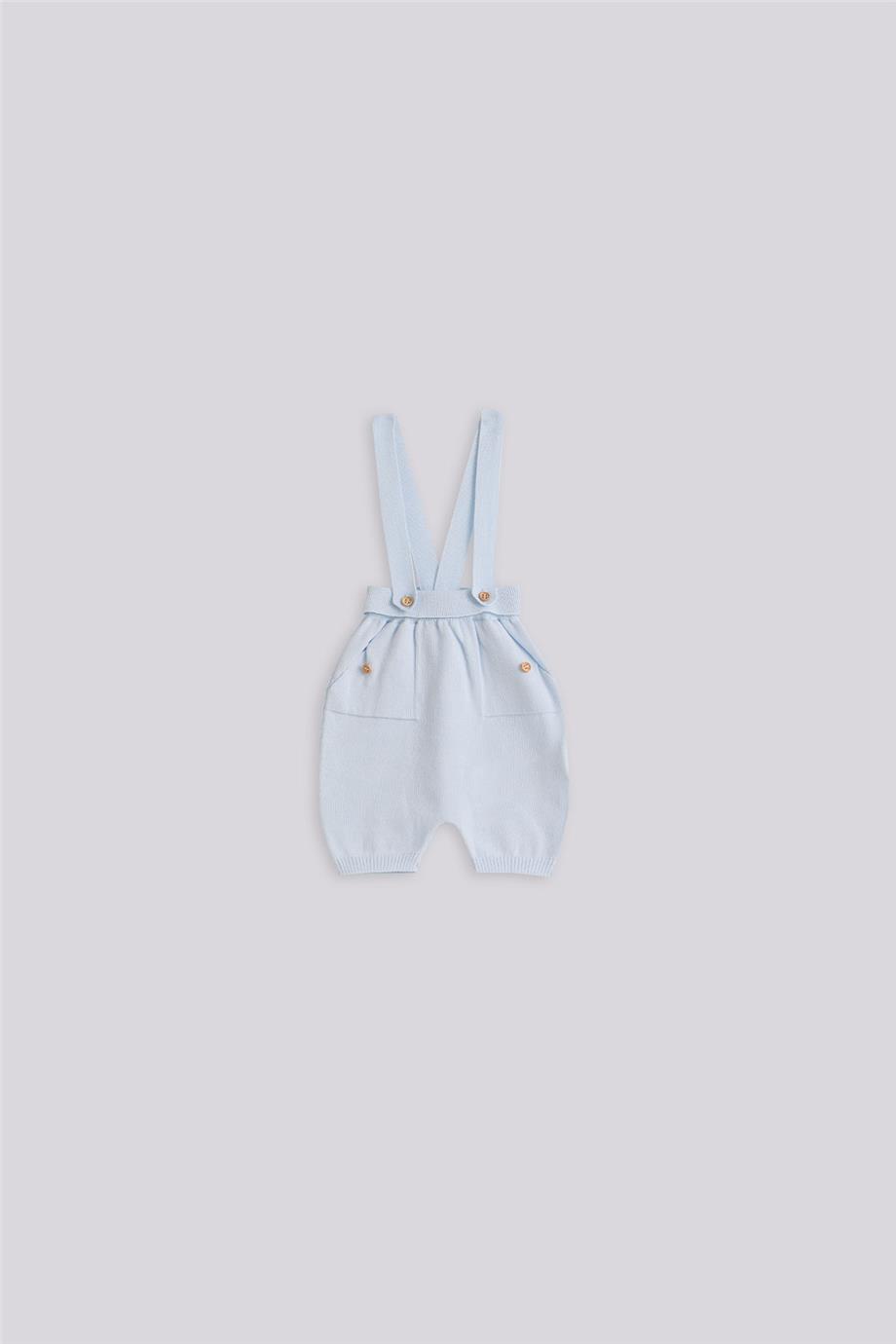Layette Erkek Bebek Mavi Tulum
