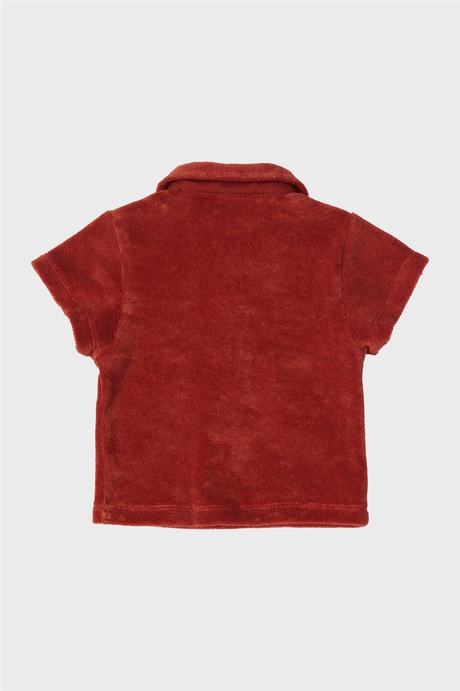 Layette Erkek Bebek Oranj Tişört görsel 2