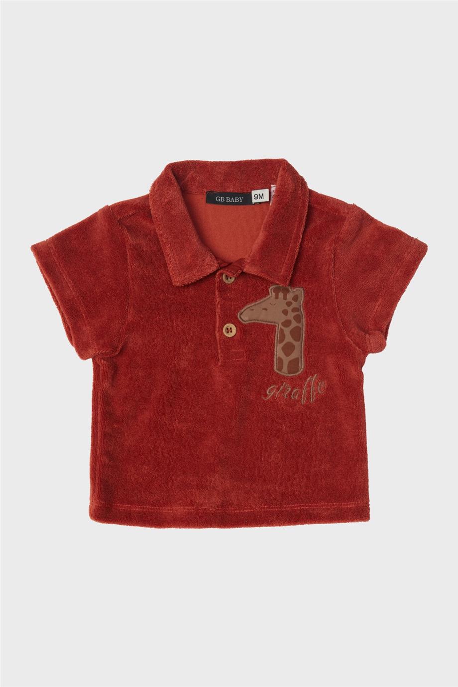 Layette Erkek Bebek Oranj Tişört