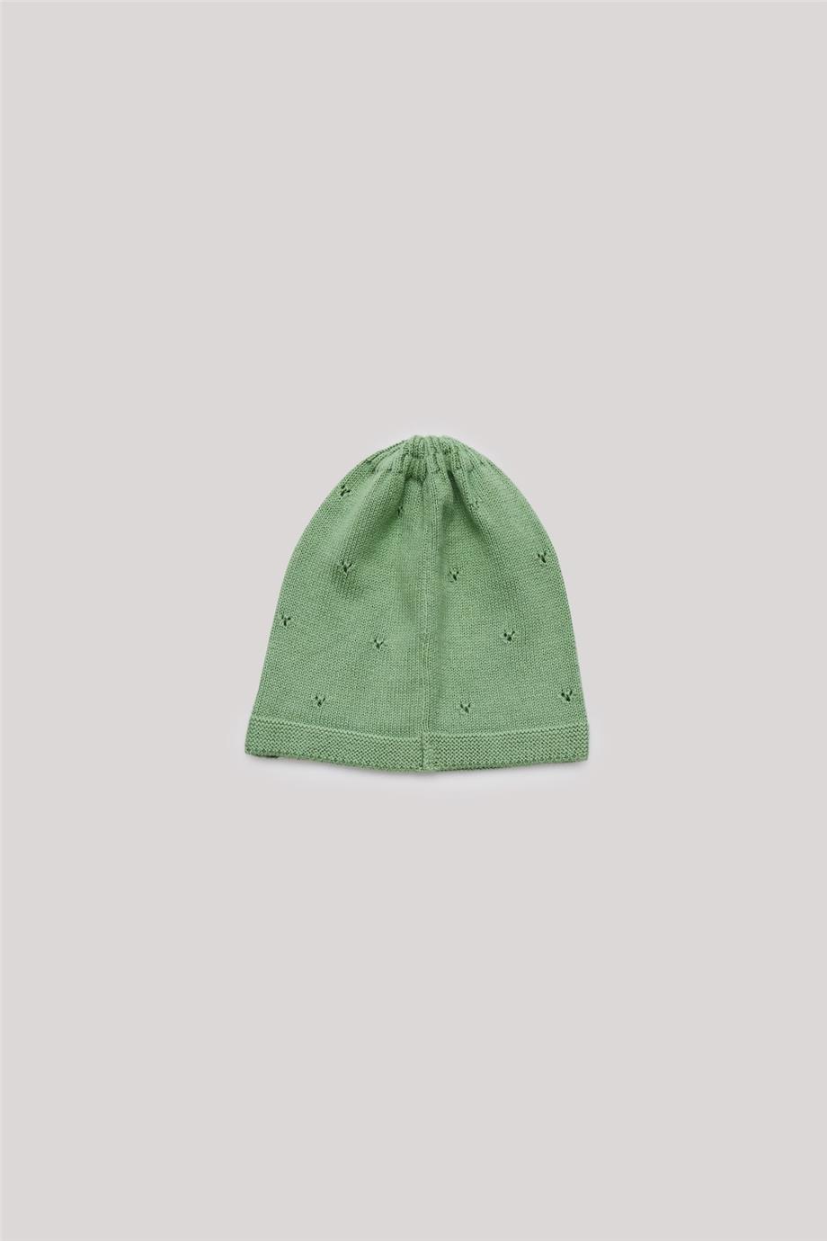Layette Erkek Bebek Yeşil Bere görsel 2