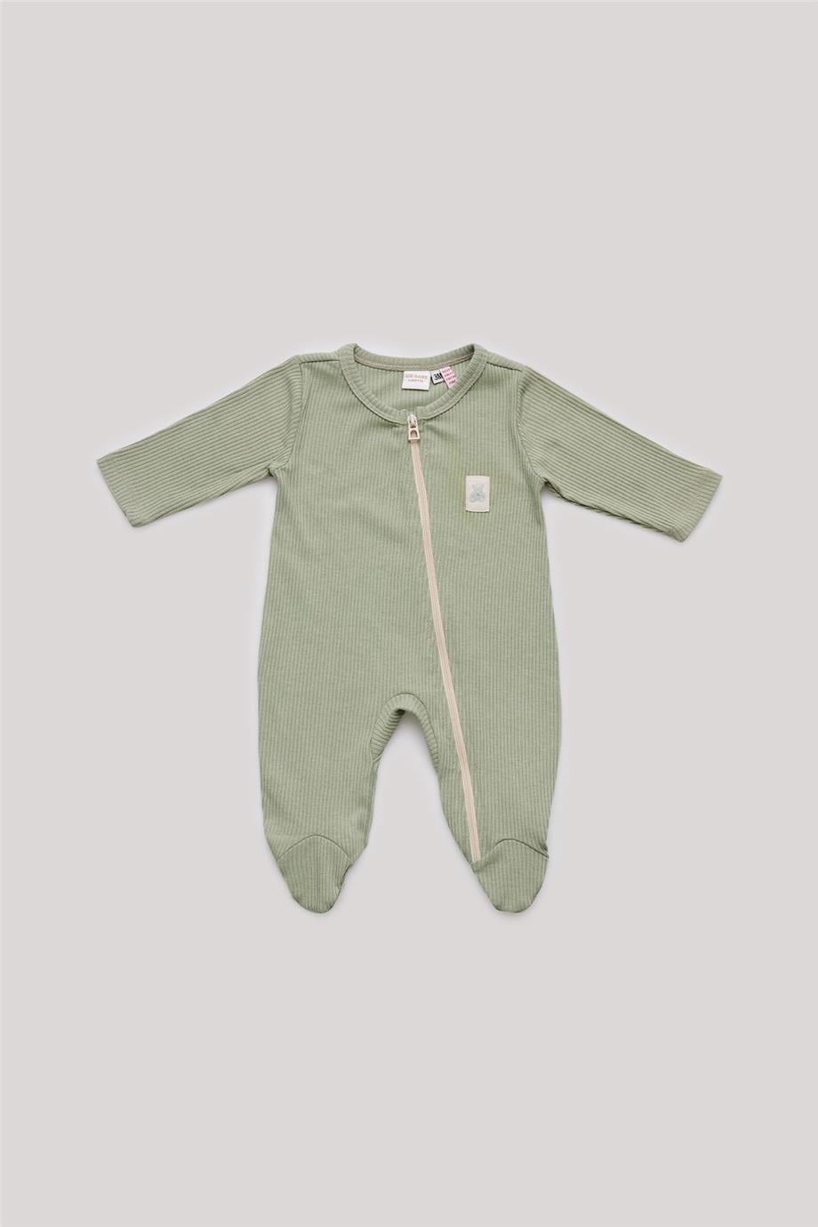Layette Erkek Bebek Yeşil Tulum