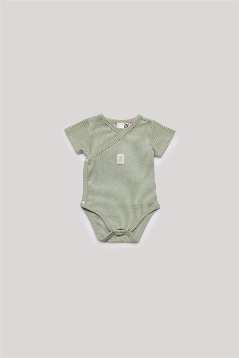 Layette Erkek Bebek Yeşil Zıbın