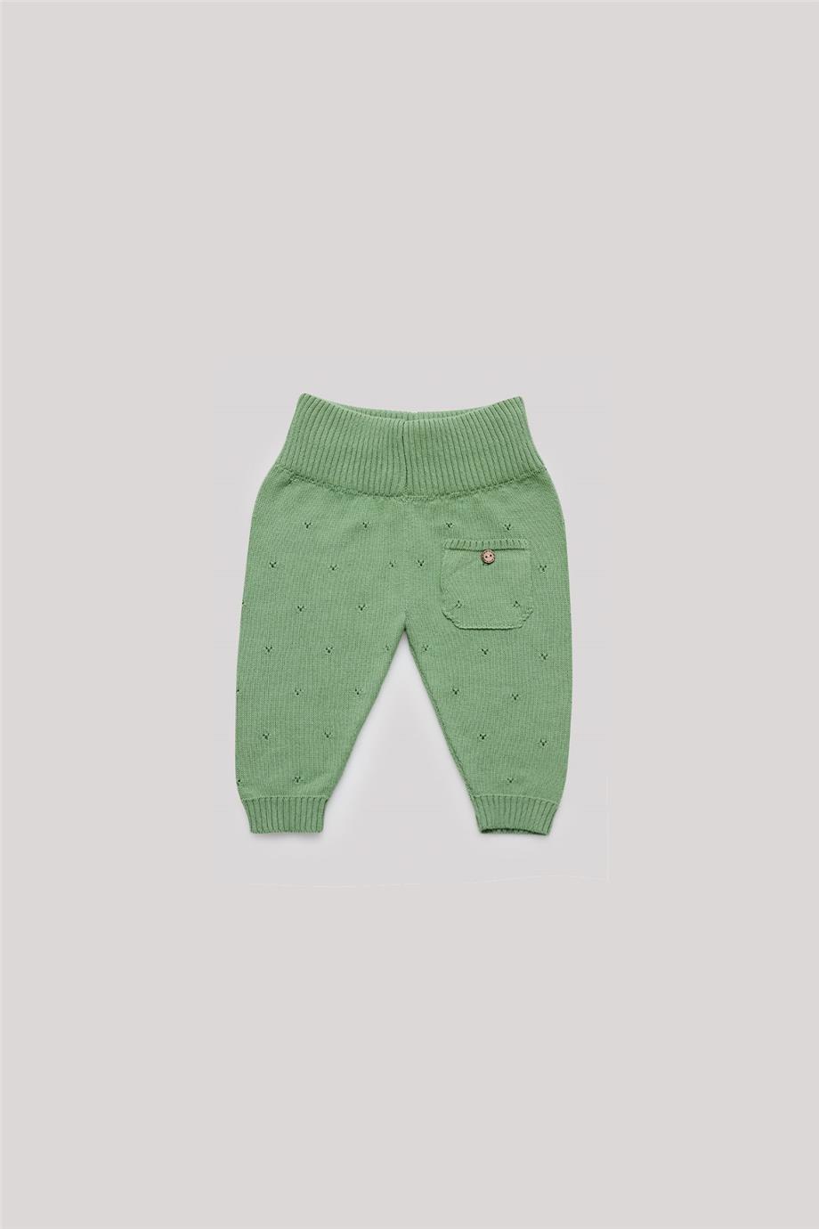 Layette Erkek Bebek Yeşil Eşofman Altı