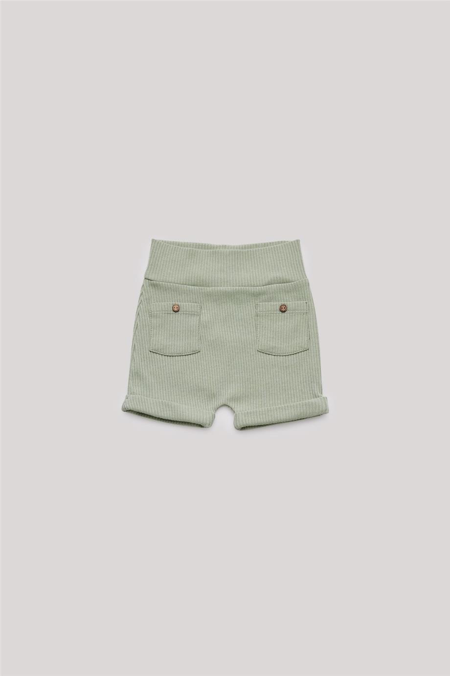 Layette Erkek Bebek Yeşil Şort