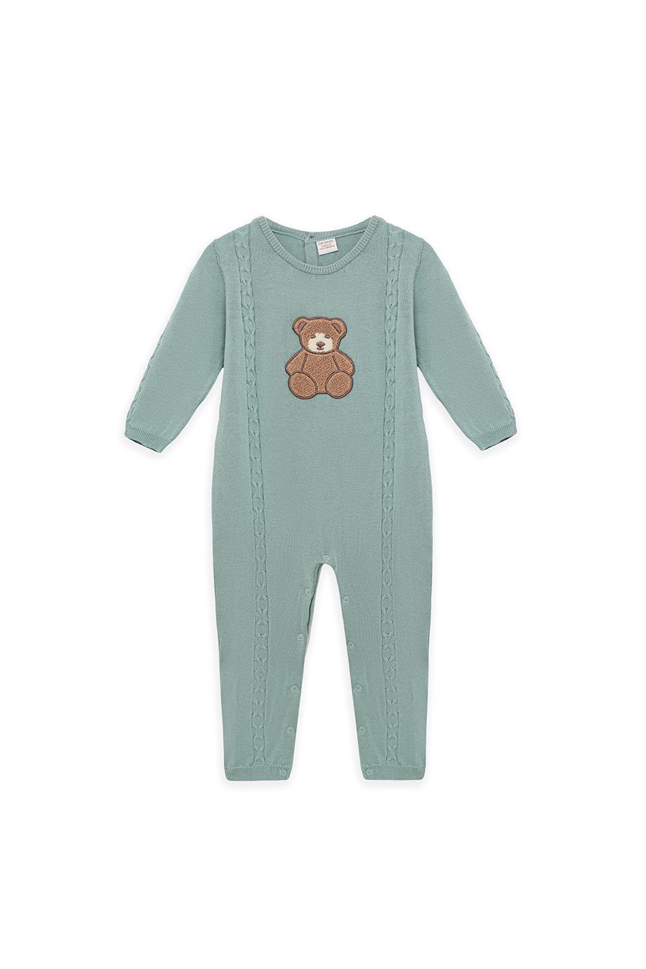 Layette Erkek Bebek Yeşil Tulum
