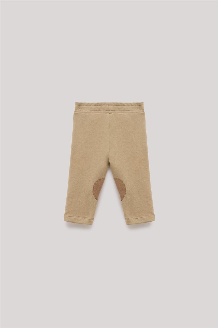 Layette Kız Bebek Bej Tayt görsel 5