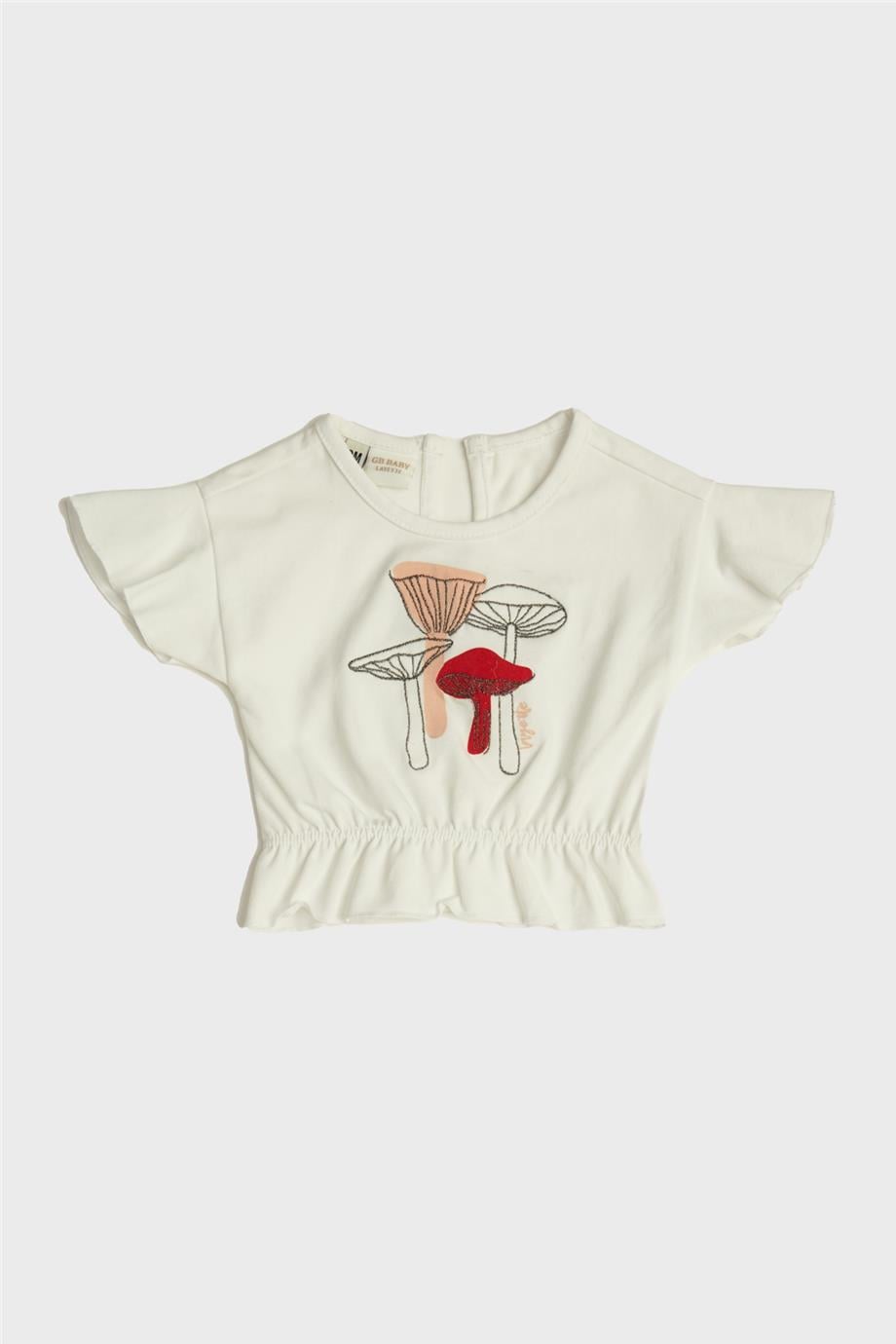 Layette Kız Bebek Beyaz Bluz
