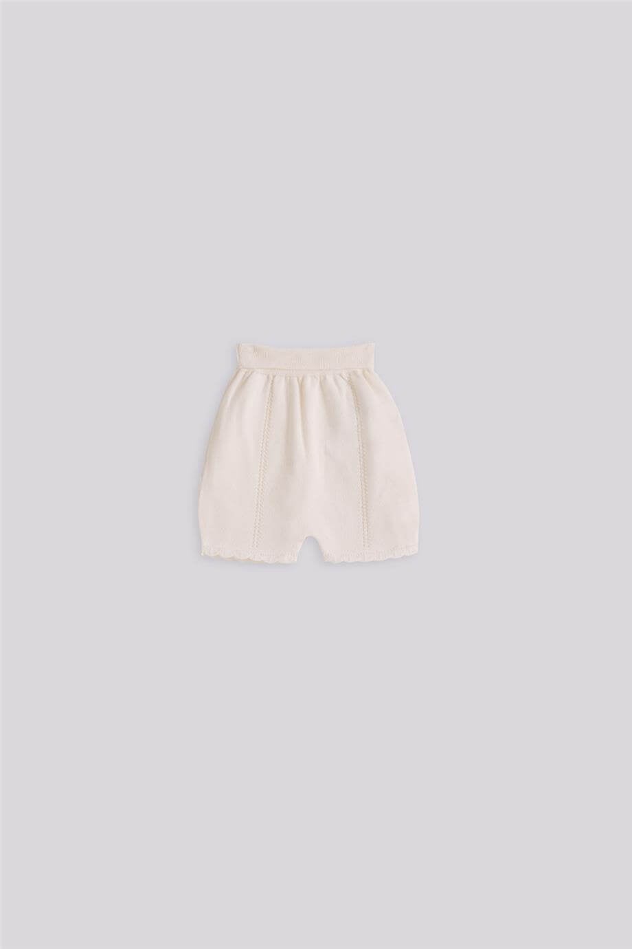 Layette Kız Bebek Beyaz Şort Takım görsel 5