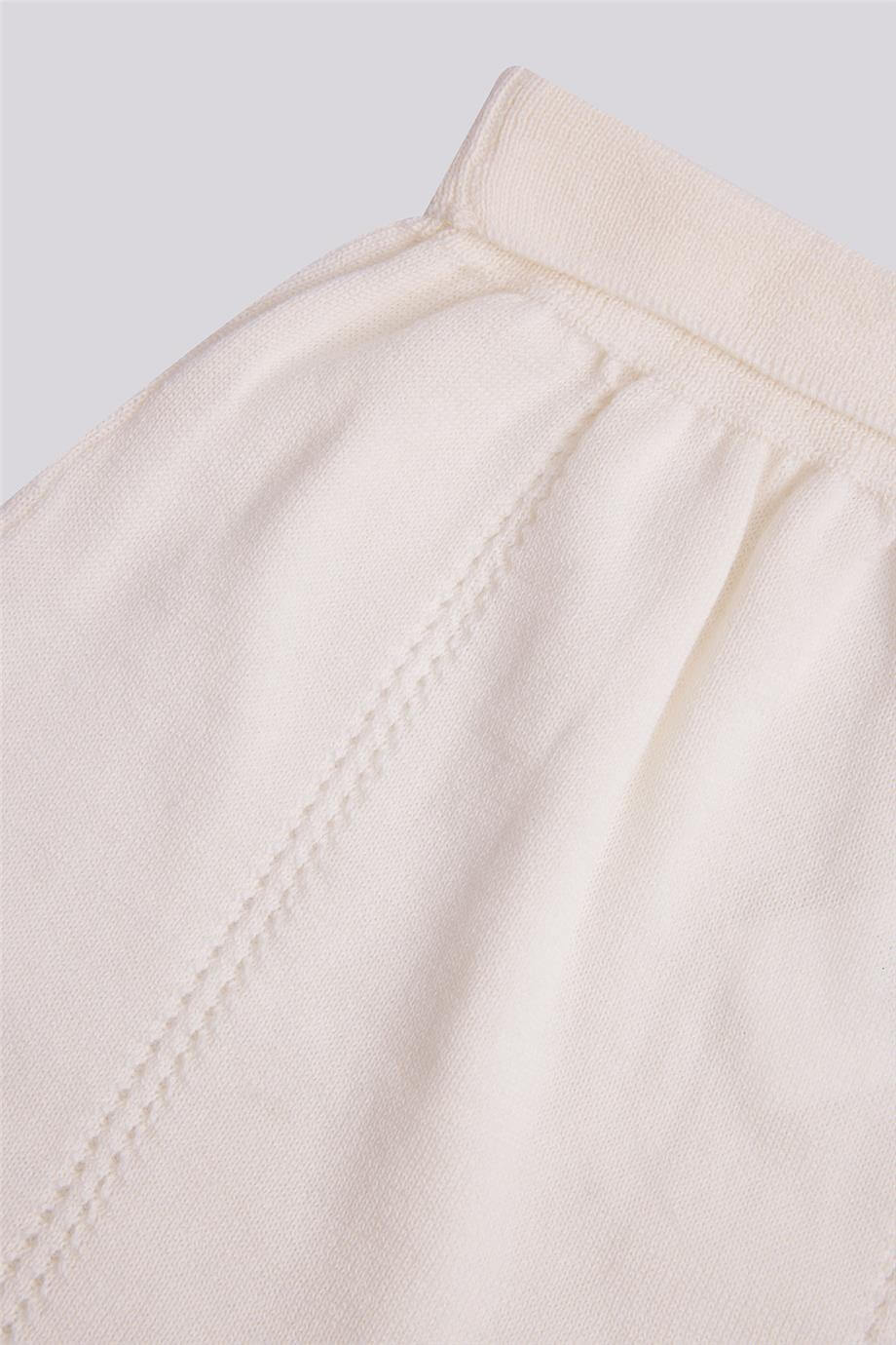 Layette Kız Bebek Beyaz Şort Takım görsel 7