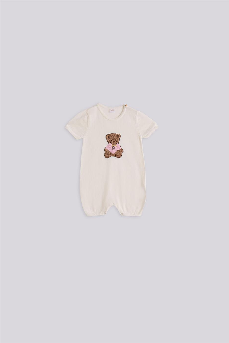 Layette Kız Bebek Beyaz Tulum