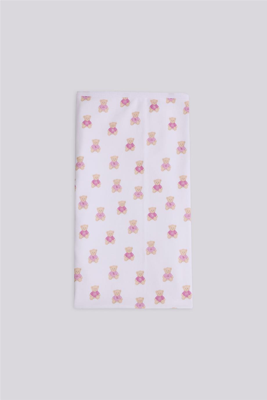 Layette Kız Bebek Desenli Battaniye