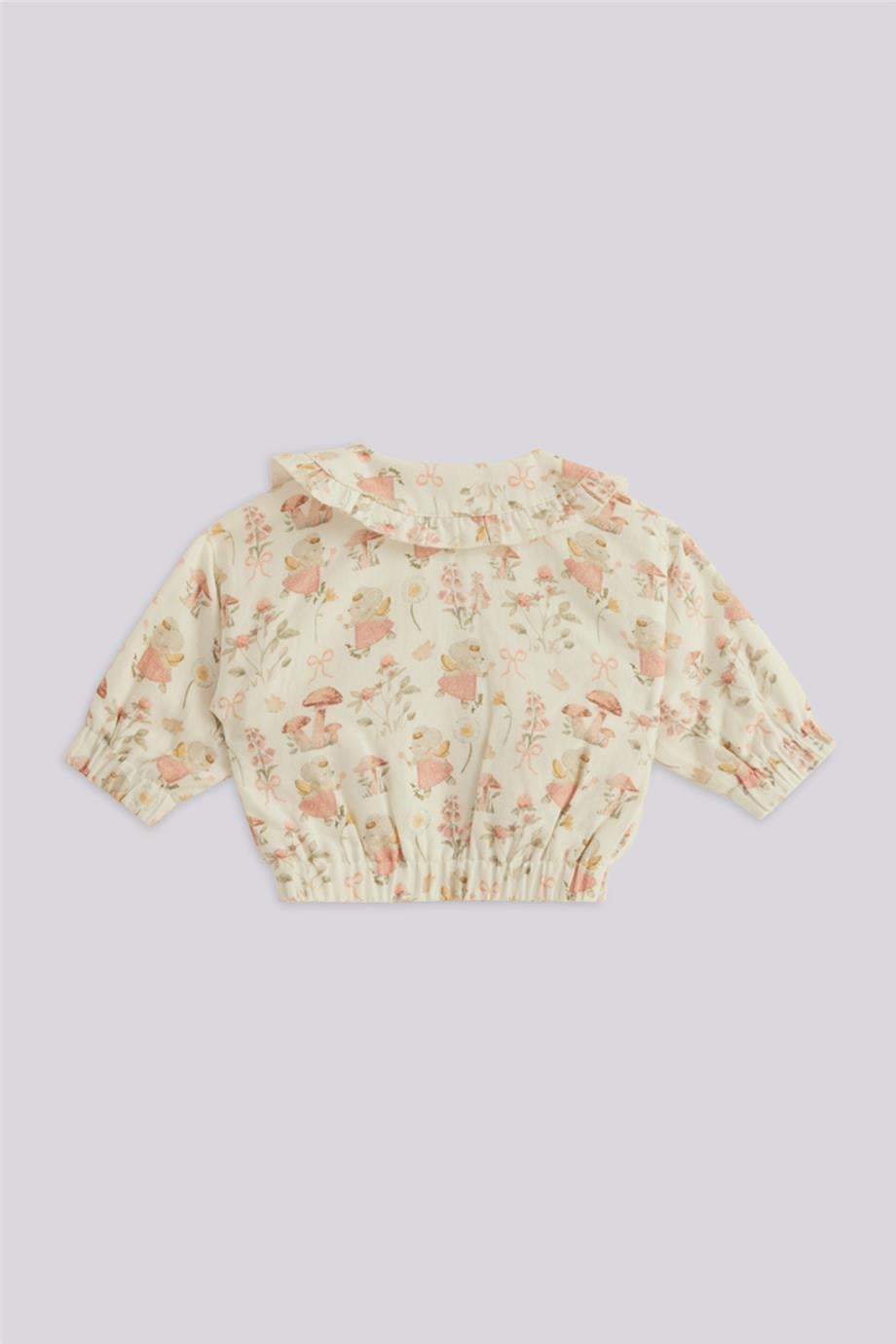 Layette Kız Bebek Desenli Ceket görsel 3