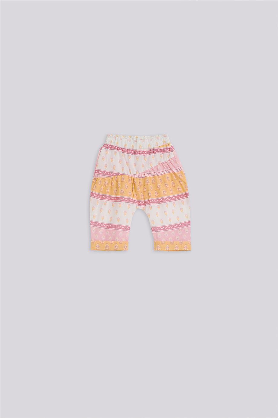 Layette Kız Bebek Desenli Pantolon