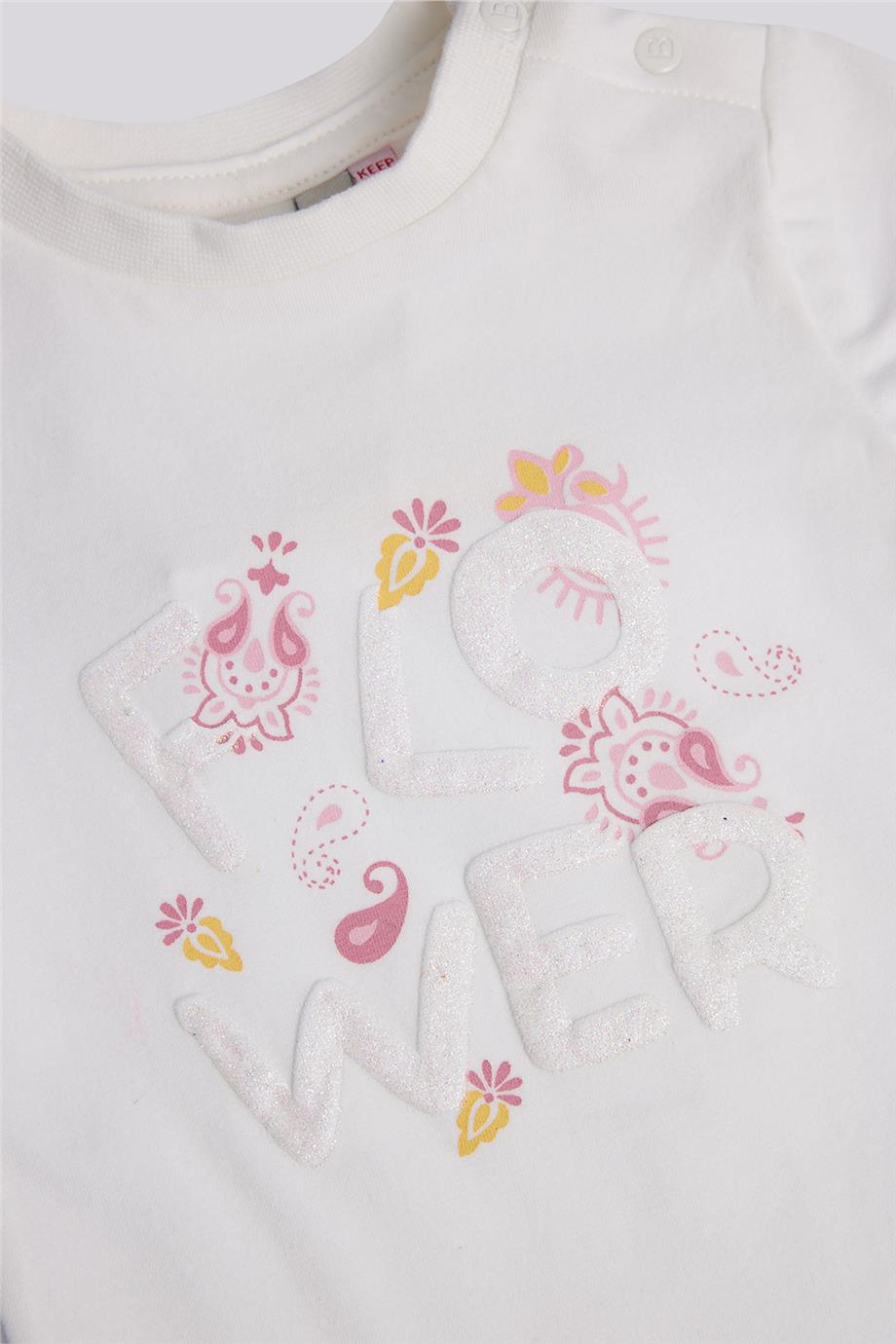 Layette Kız Bebek Ekru Body görsel 3