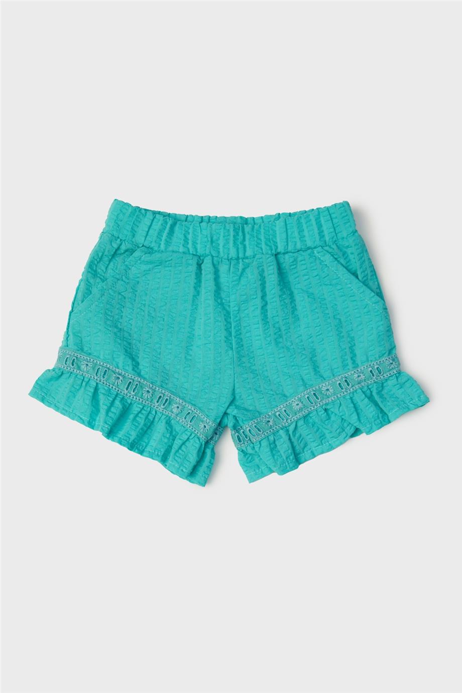 Layette Kız Bebek Mavi Şort