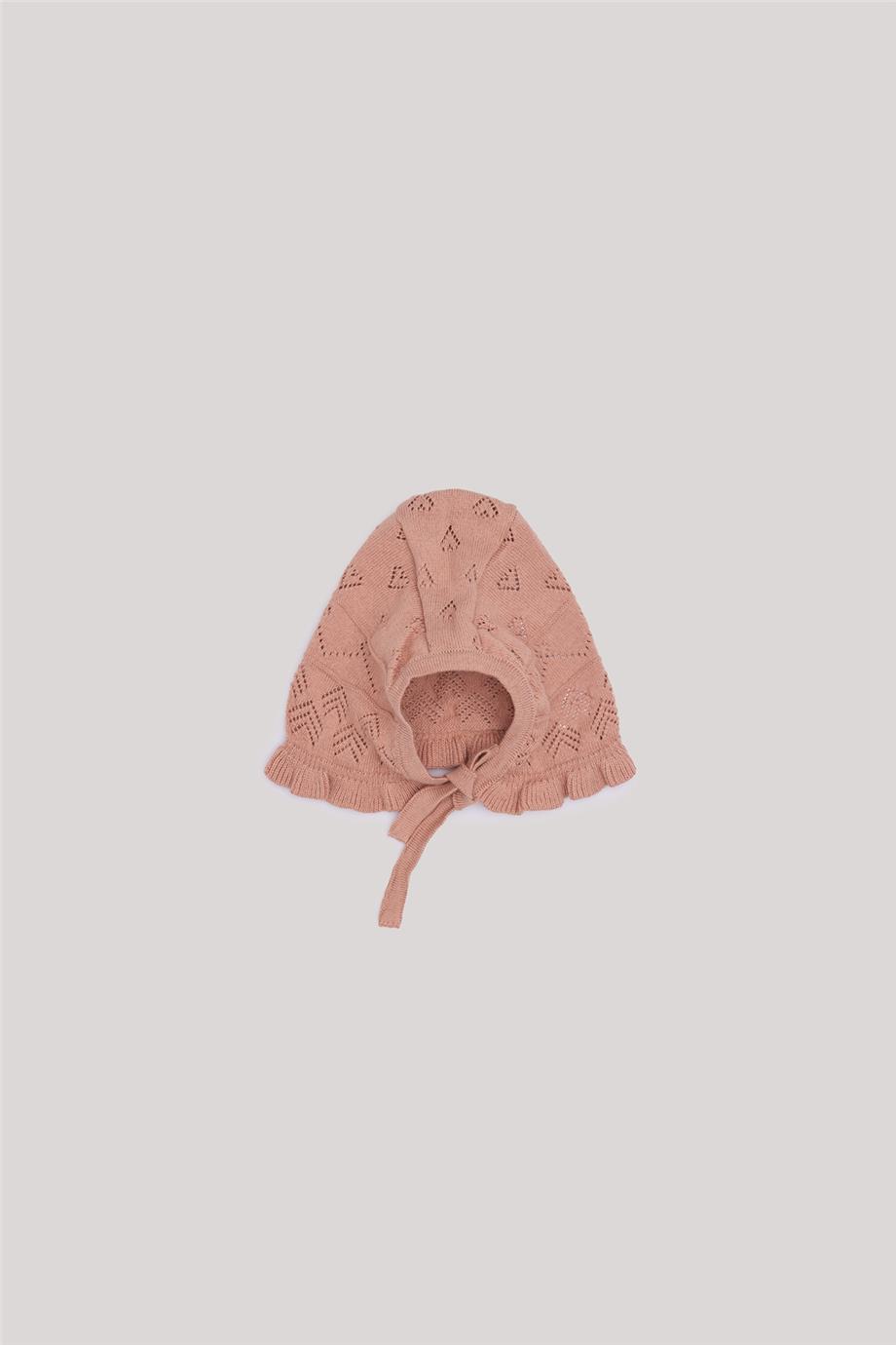Layette Kız Bebek Pembe Bere görsel 2