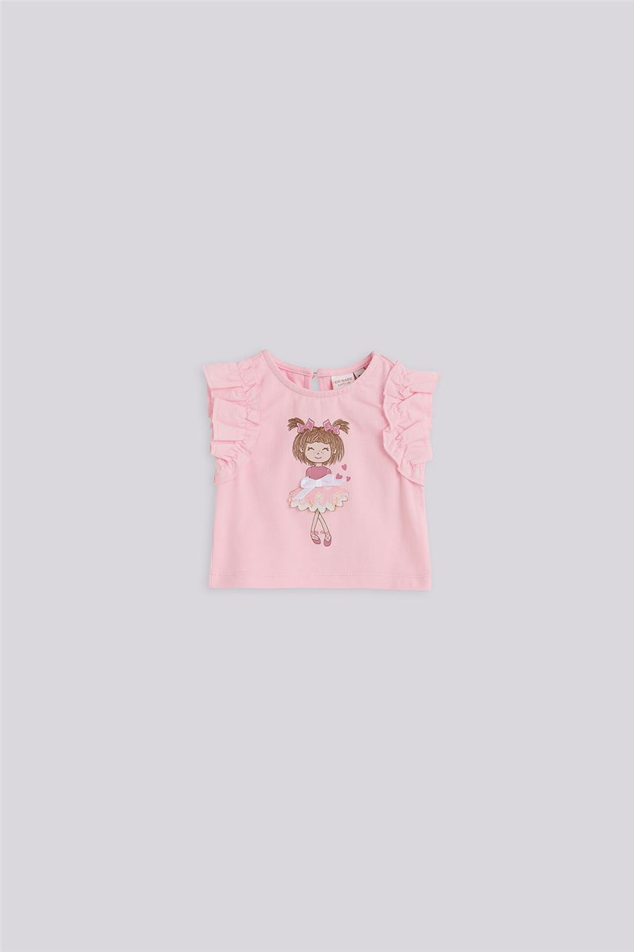 Layette Kız Bebek Pembe Bluz