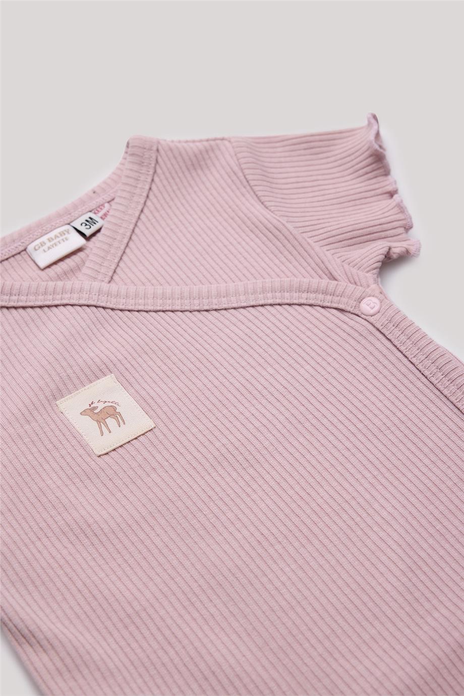 Layette Kız Bebek Pembe Zıbın görsel 3
