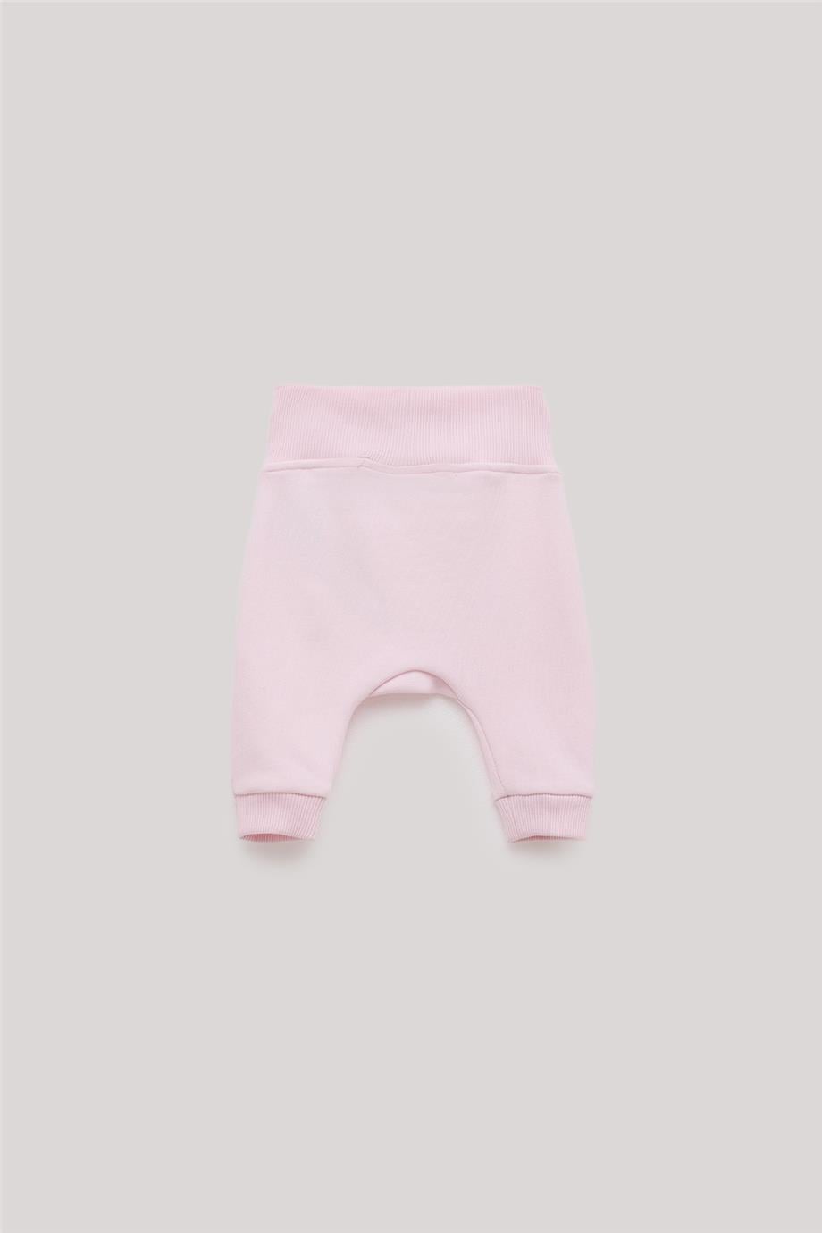 Layette Kız Bebek Pembe Eşofman Altı görsel 3