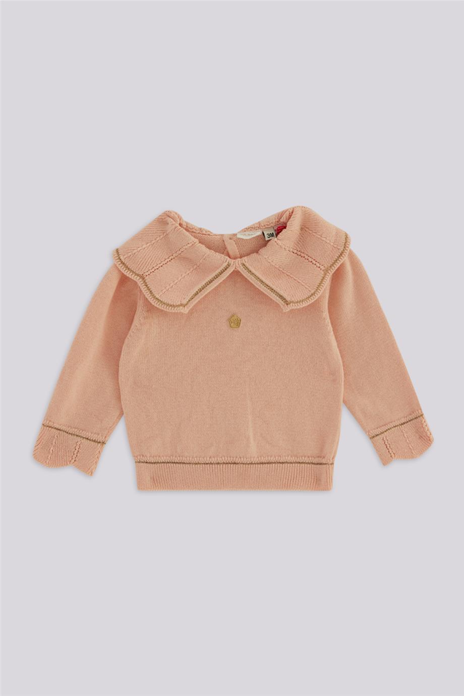 Layette Kız Bebek Pembe Kazak