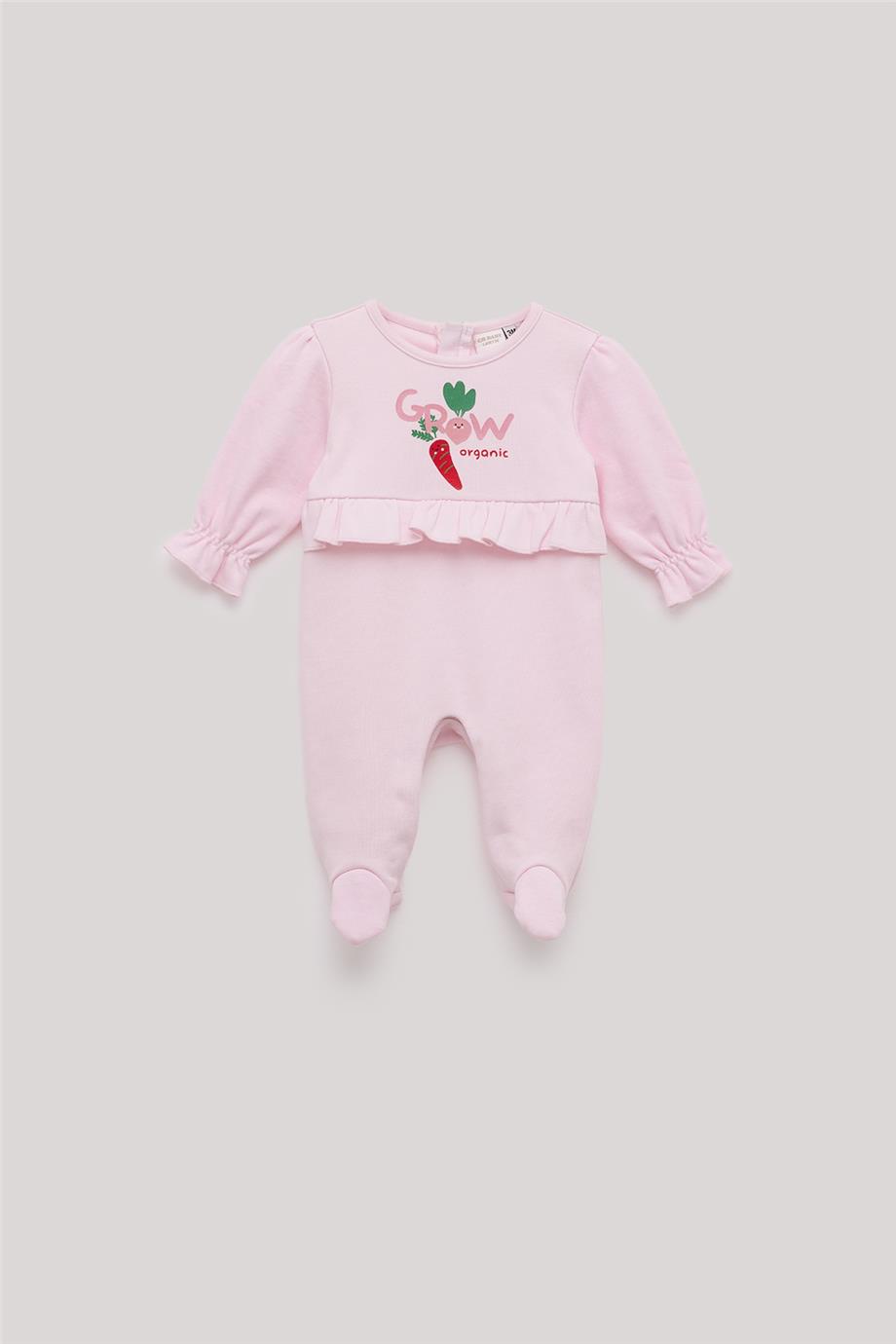 Layette Kız Bebek Pembe Tulum