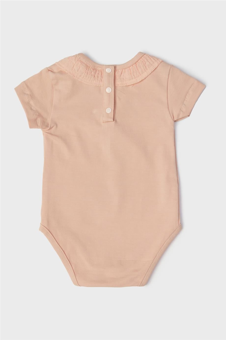 Layette Kız Bebek Somon Body görsel 2