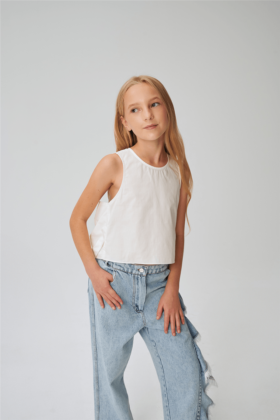 Lia Lea Kız Çocuk Denim Pantolon