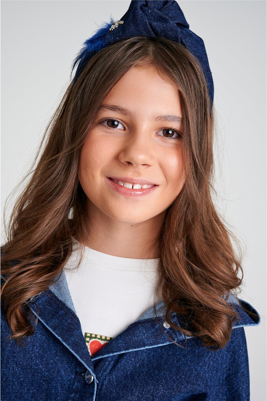 Lia Lea Kız Çocuk Lacivert Taç