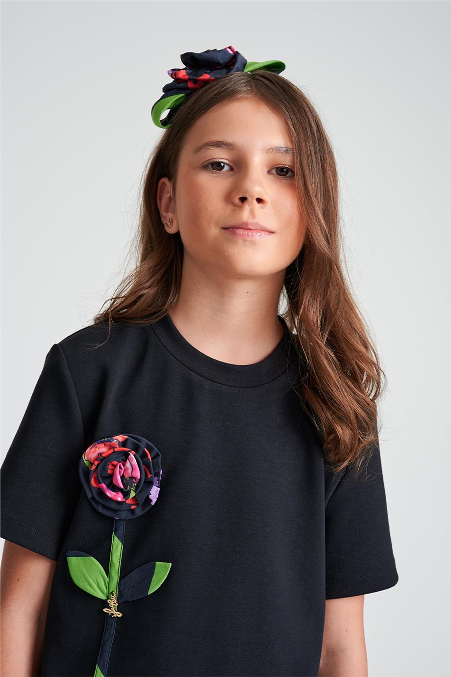 Lia Lea Kız Çocuk Siyah Bluz