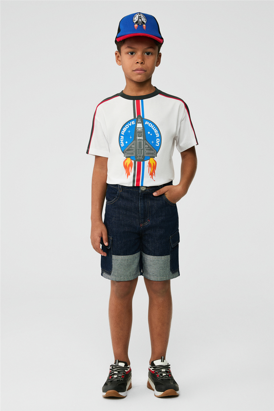 NBT Jeans NBT BSC Erkek Çocuk Denim Cep Detaylı Şort