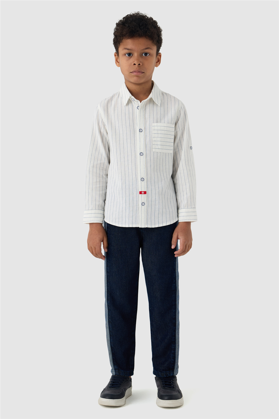 NBT Jeans NBT BSC Erkek Çocuk Çizgili Gömlek