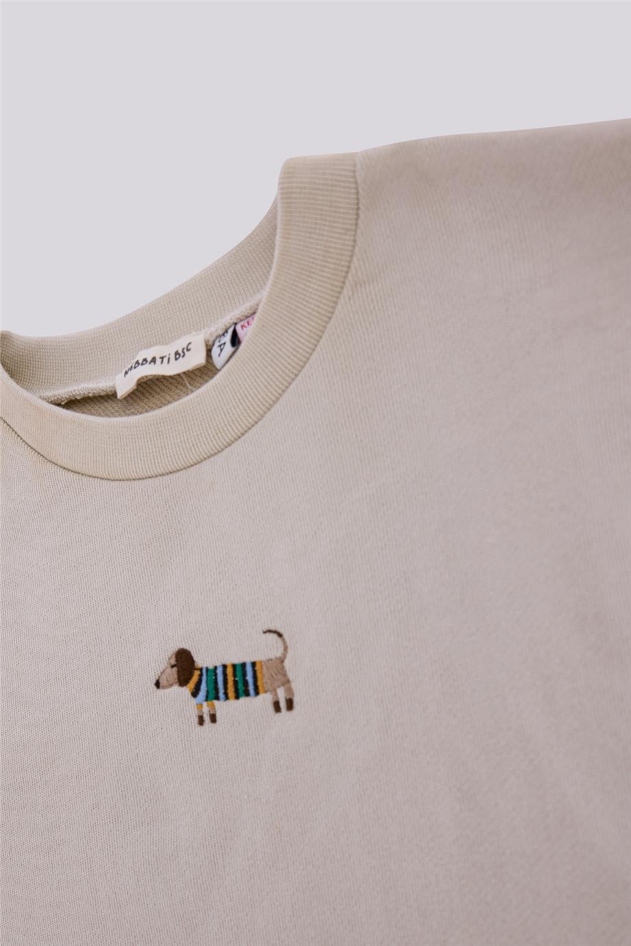 NBT BSC Erkek Çocuk Bej Sweatshirt görsel 7