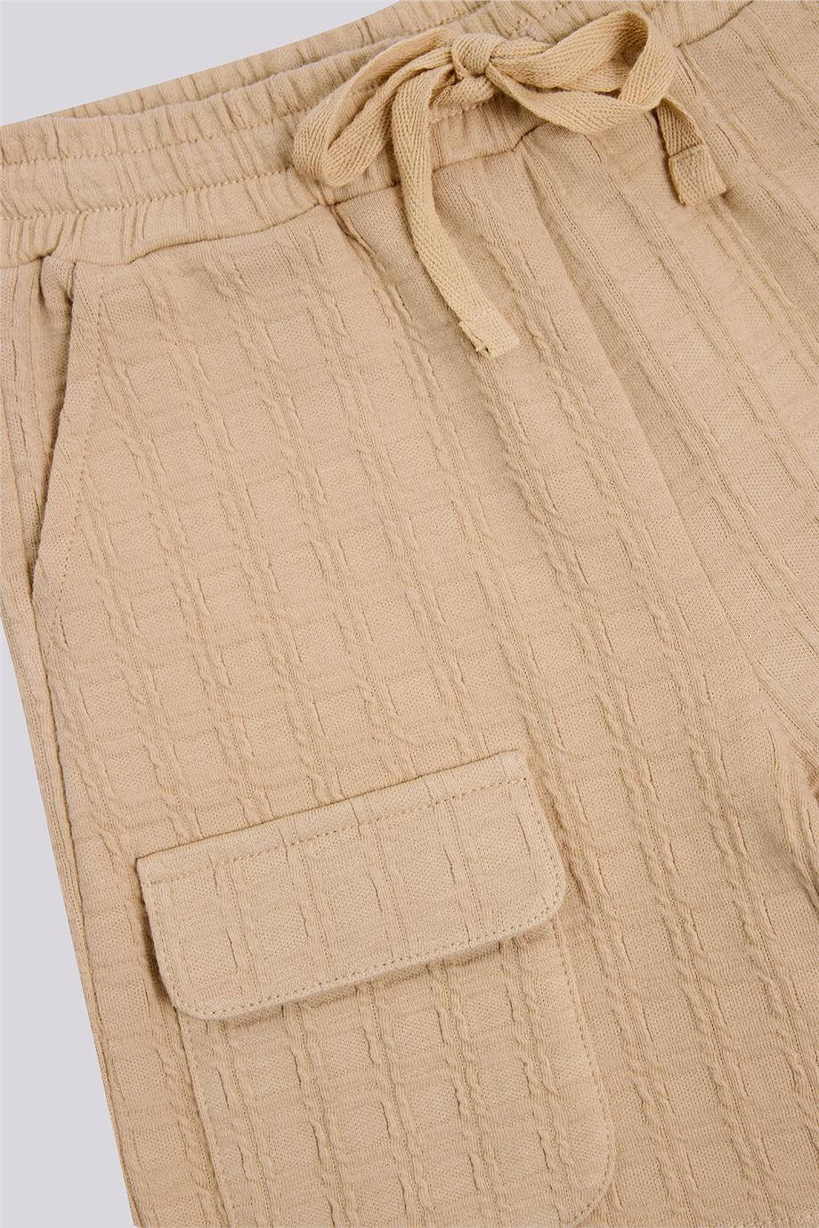 NBT Jeans Erkek Çocuk Bej Şort görsel 7