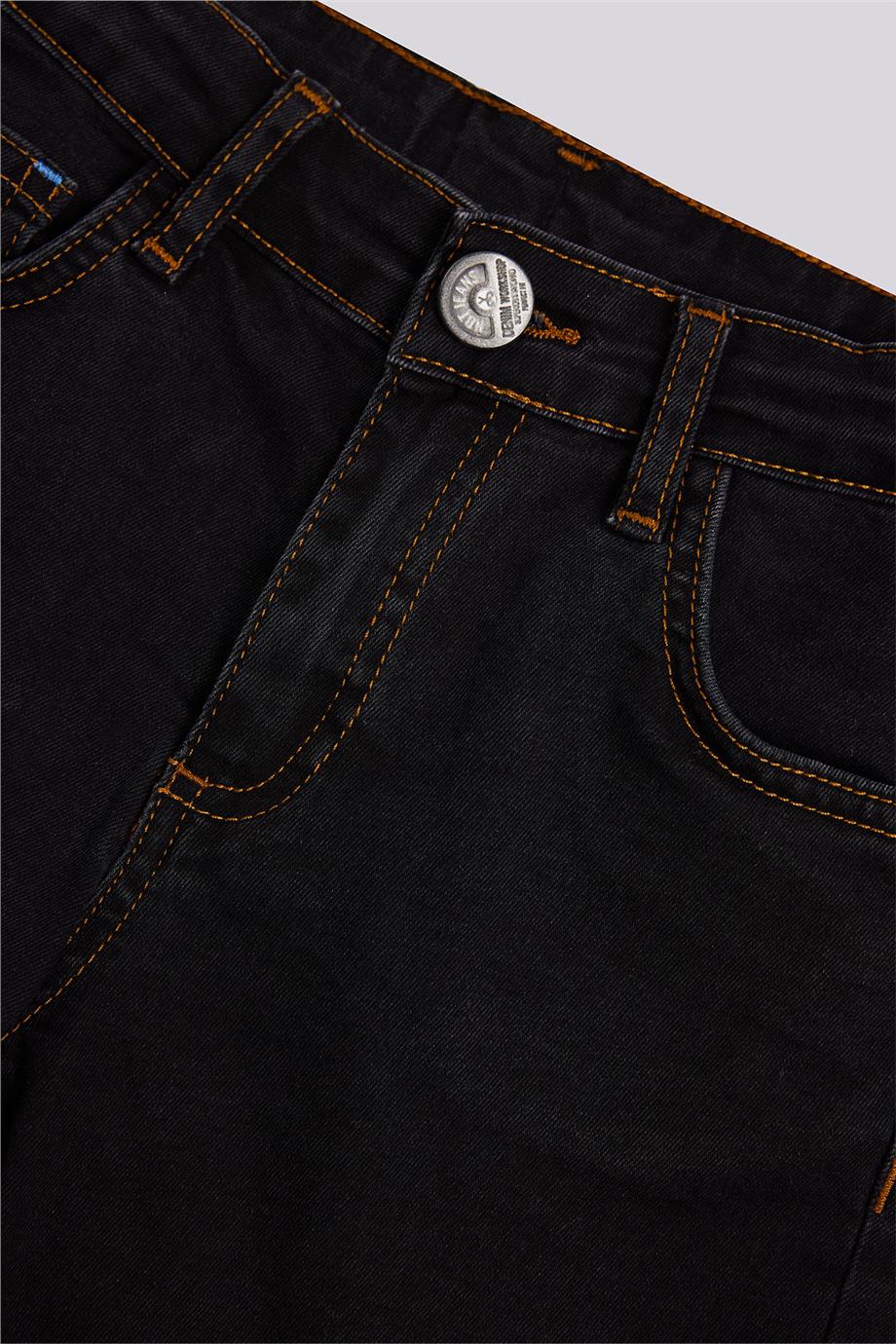 NBT Jeans Erkek Çocuk Koyu Denim Şort görsel 7