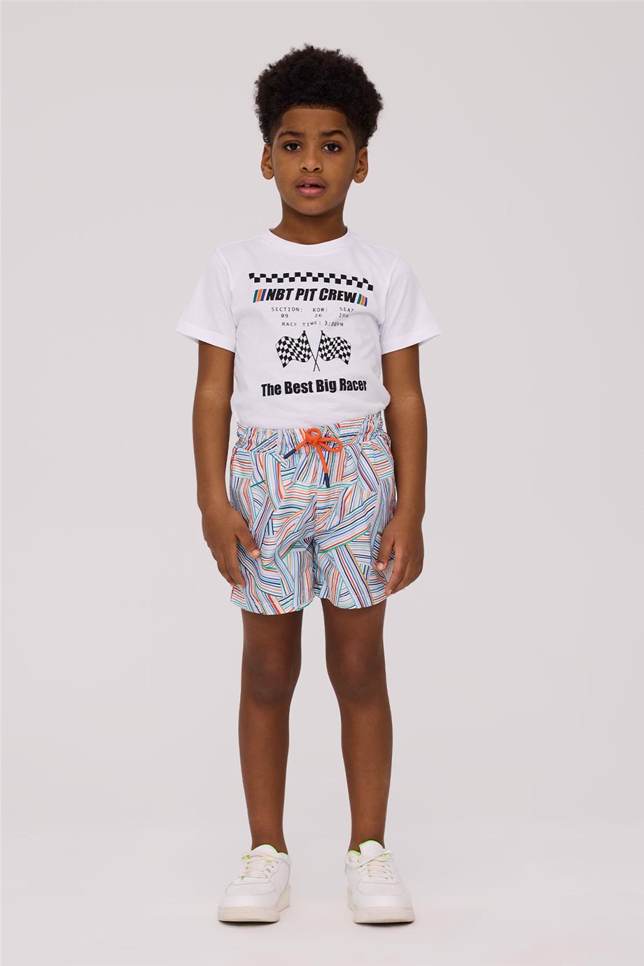 NBT Jeans Erkek Çocuk Desenli Şort