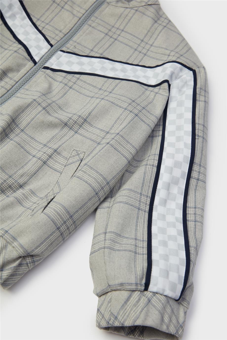 NBT Jeans Erkek Çocuk Ekoseli Ceket görsel 7