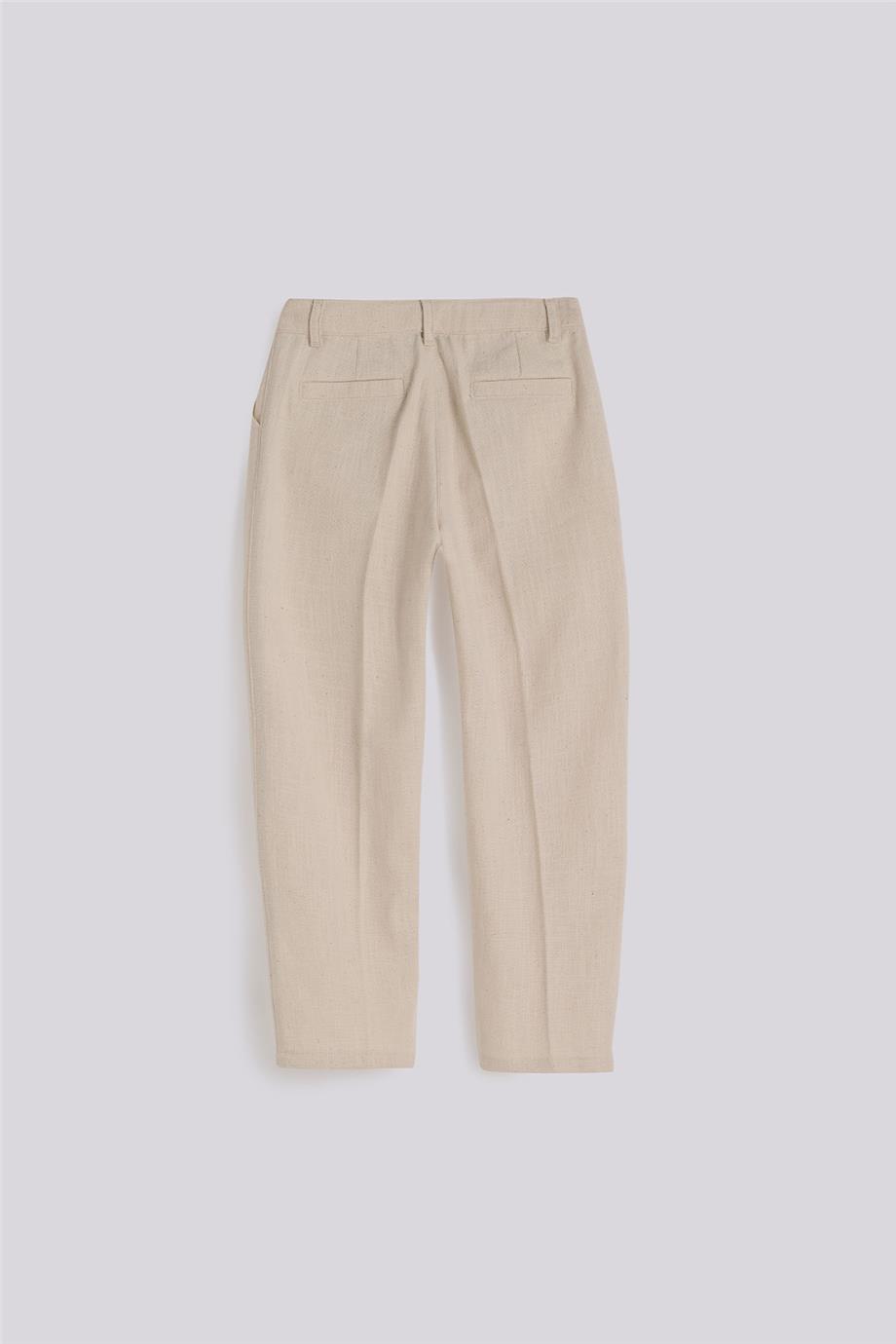NBT Jeans Erkek Çocuk Ekru Pamuk Pantolon görsel 6